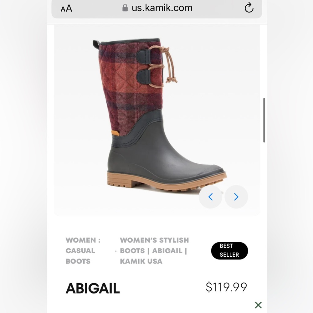 Beautiful Kamik waterproof lined boots - Picture 11 of 11